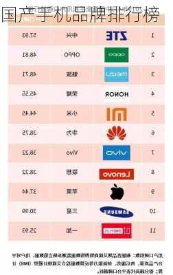 国产手机品牌排行榜-第2张图片-模头数码科技网