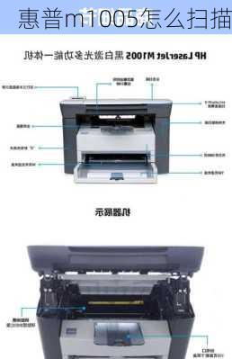 惠普m1005怎么扫描