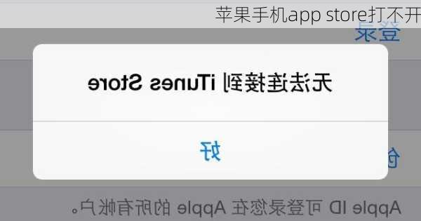 苹果手机app store打不开-第3张图片-模头数码科技网