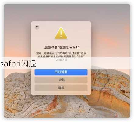 safari闪退-第1张图片-模头数码科技网