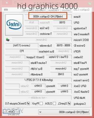 hd graphics 4000-第1张图片-模头数码科技网