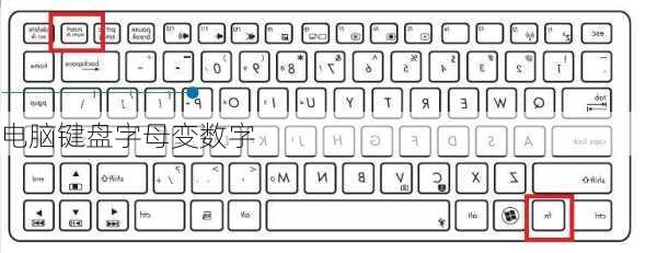 电脑键盘字母变数字-第2张图片-模头数码科技网