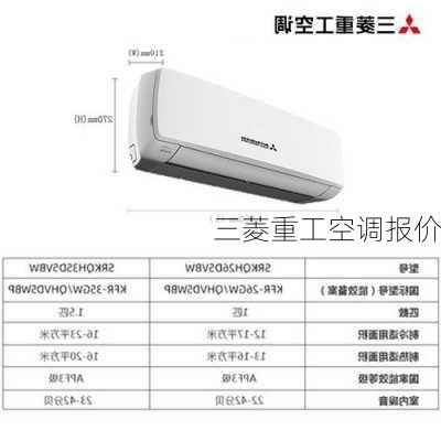 三菱重工空调报价-第3张图片-模头数码科技网