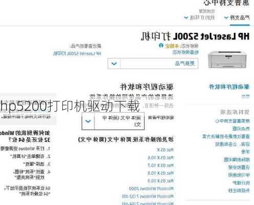 hp5200打印机驱动下载-第1张图片-模头数码科技网