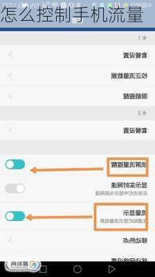 怎么控制手机流量-第3张图片-模头数码科技网