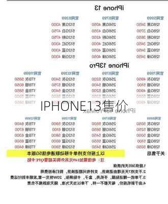 IPHONE13售价-第1张图片-模头数码科技网