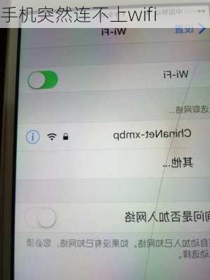 手机突然连不上wifi-第3张图片-模头数码科技网