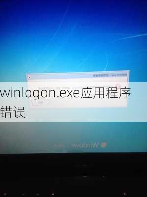 winlogon.exe应用程序错误-第1张图片-模头数码科技网