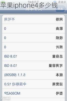 苹果iphone4多少钱-第2张图片-模头数码科技网