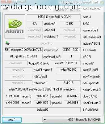 nvidia geforce g105m-第2张图片-模头数码科技网