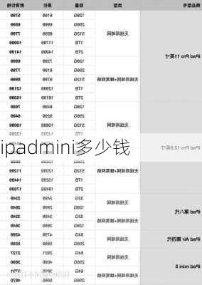 ipadmini多少钱-第2张图片-模头数码科技网