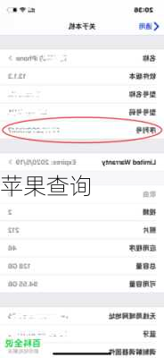 苹果查询-第1张图片-模头数码科技网