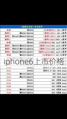 iphone6上市价格-第2张图片-模头数码科技网