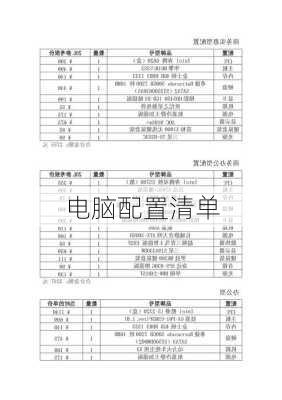 电脑配置清单-第3张图片-模头数码科技网