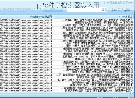 p2p种子搜索器怎么用-第1张图片-模头数码科技网