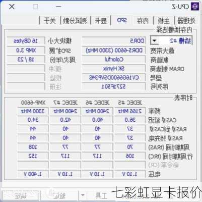 七彩虹显卡报价-第2张图片-模头数码科技网