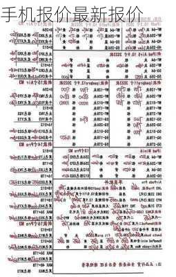 手机报价最新报价-第3张图片-模头数码科技网