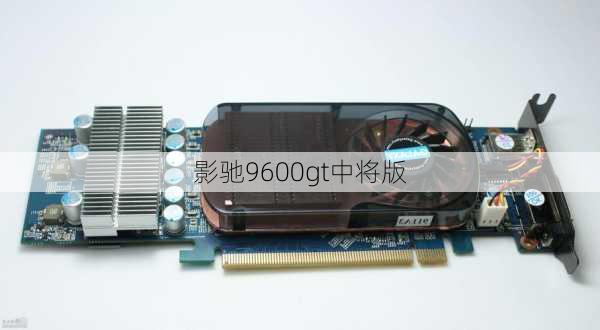 影驰9600gt中将版-第1张图片-模头数码科技网