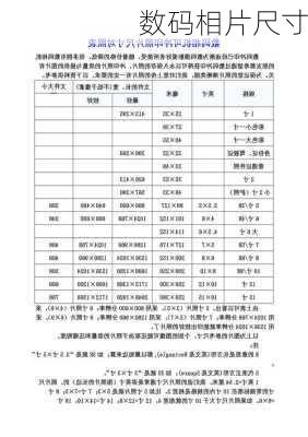 数码相片尺寸-第3张图片-模头数码科技网