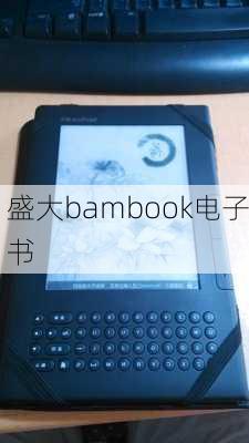 盛大bambook电子书-第2张图片-模头数码科技网