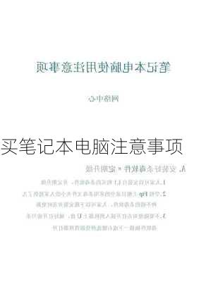 买笔记本电脑注意事项-第2张图片-模头数码科技网