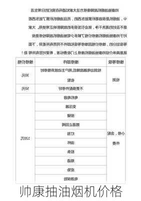 帅康抽油烟机价格-第1张图片-模头数码科技网