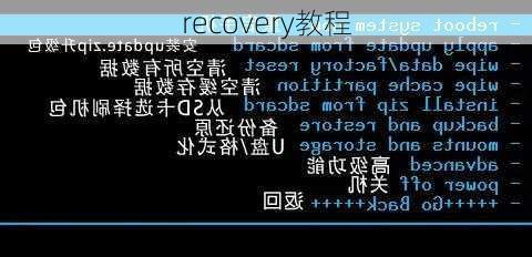 recovery教程-第1张图片-模头数码科技网