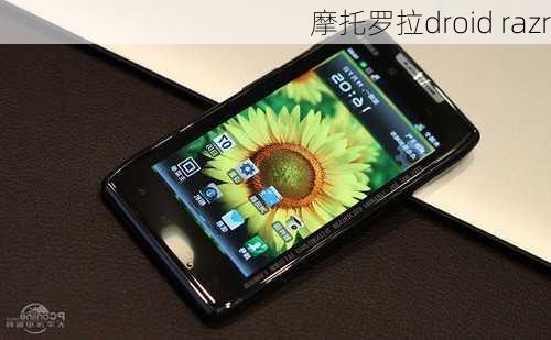 摩托罗拉droid razr