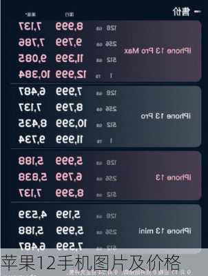 苹果12手机图片及价格-第3张图片-模头数码科技网