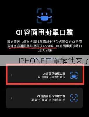 IPHONE口罩解锁来了-第3张图片-模头数码科技网