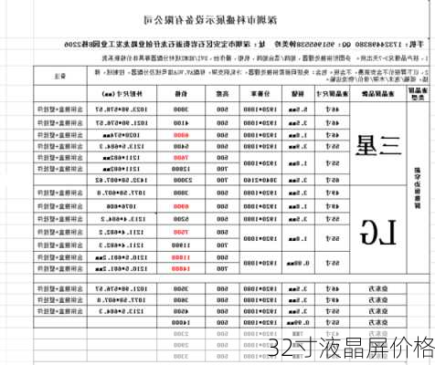 32寸液晶屏价格-第2张图片-模头数码科技网