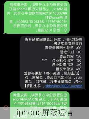 iphone屏蔽短信-第2张图片-模头数码科技网