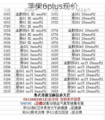 苹果6plus现价-第2张图片-模头数码科技网