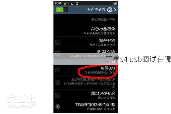 三星s4 usb调试在哪-第3张图片-模头数码科技网