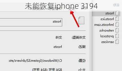 未能恢复iphone 3194-第2张图片-模头数码科技网