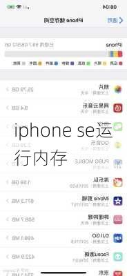 iphone se运行内存-第1张图片-模头数码科技网