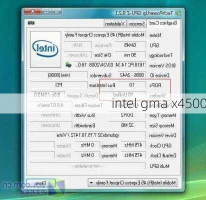 intel gma x4500-第1张图片-模头数码科技网