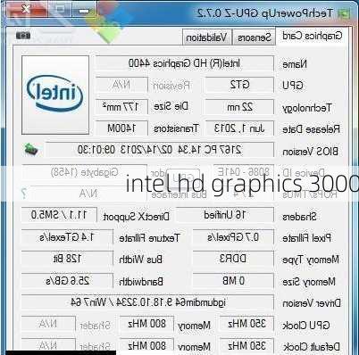 intel hd graphics 3000-第2张图片-模头数码科技网