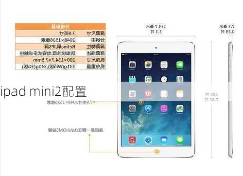 ipad mini2配置-第2张图片-模头数码科技网