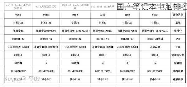 国产笔记本电脑排名-第3张图片-模头数码科技网