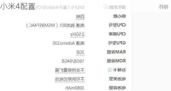 小米4配置-第2张图片-模头数码科技网