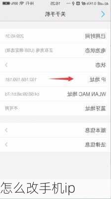 怎么改手机ip-第1张图片-模头数码科技网