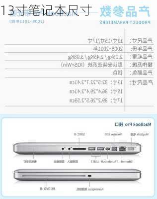 13寸笔记本尺寸-第3张图片-模头数码科技网