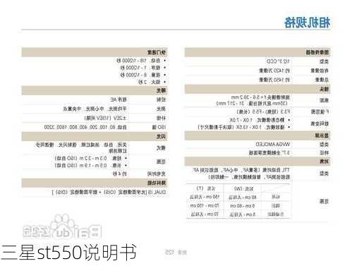 三星st550说明书-第1张图片-模头数码科技网