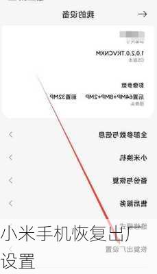 小米手机恢复出厂设置-第1张图片-模头数码科技网