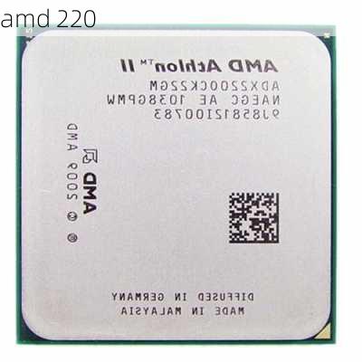 amd 220-第1张图片-模头数码科技网