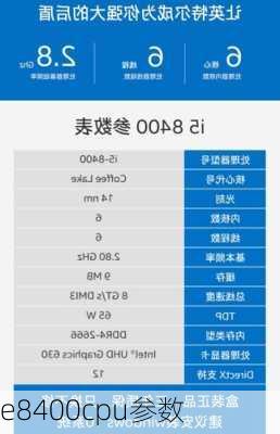 e8400cpu参数-第1张图片-模头数码科技网