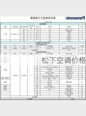 松下空调价格-第2张图片-模头数码科技网