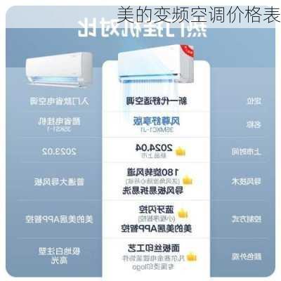 美的变频空调价格表