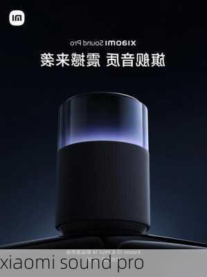 xiaomi sound pro